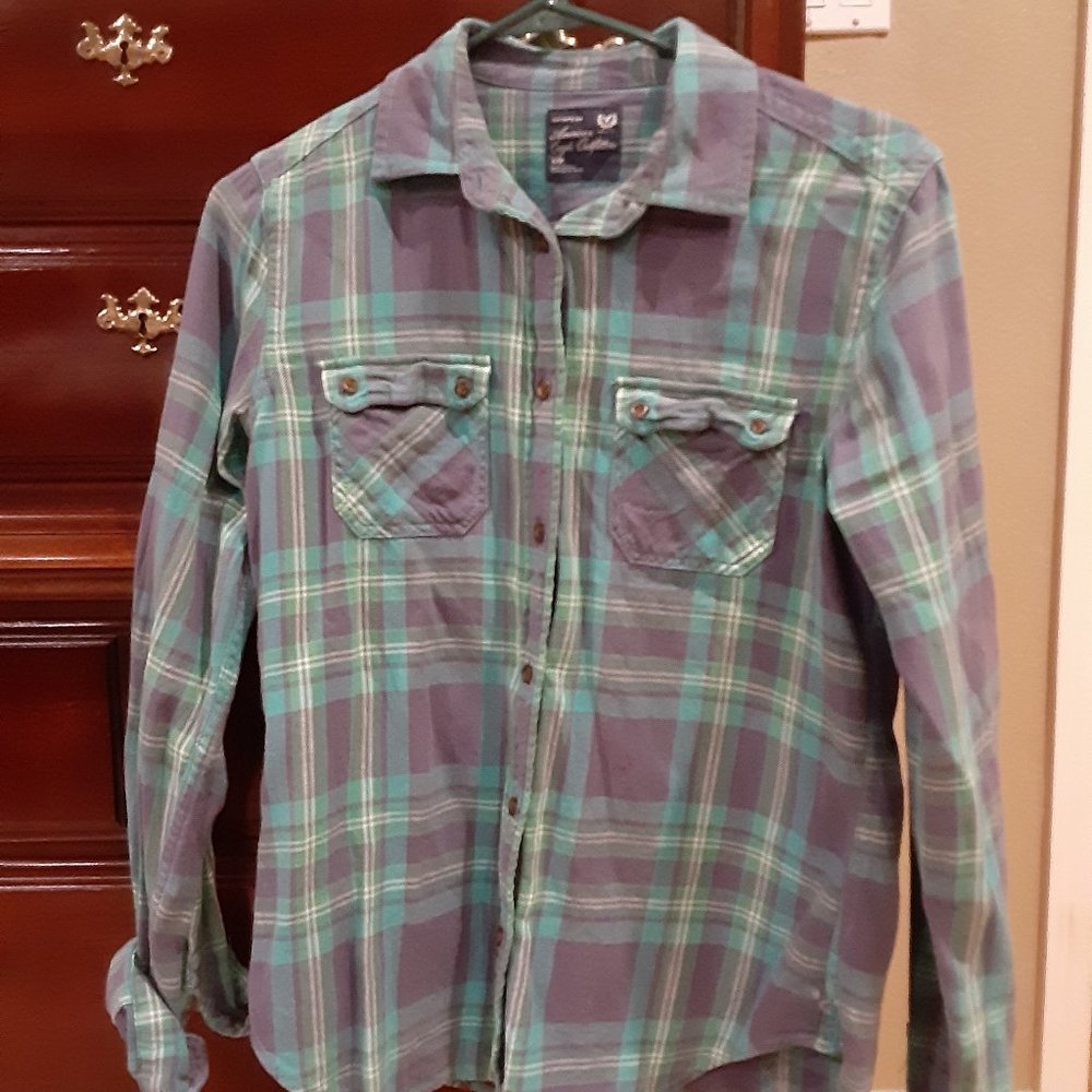 American Eagle Plaid Shirt
